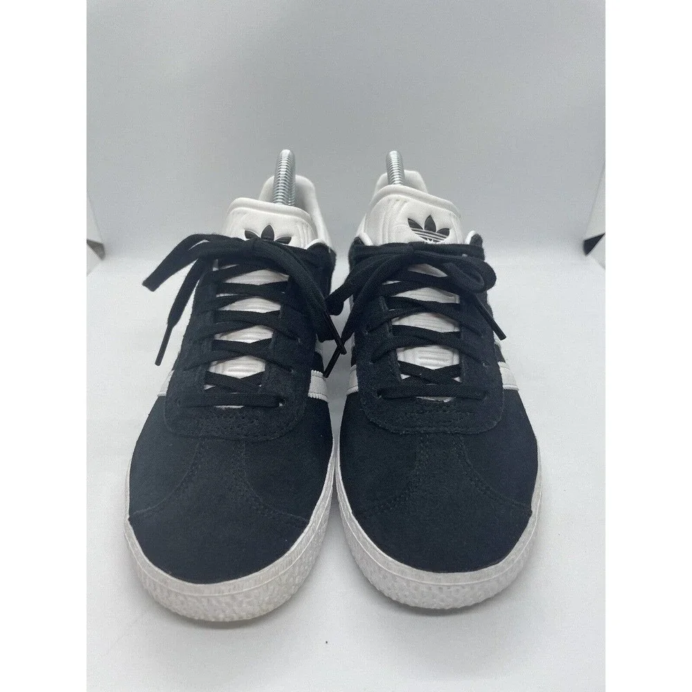 Boys' Girls' Big Kids Youth Adidas Gazelle J Shoes Size 4.5 Suede Black - Picture 2 of 8
